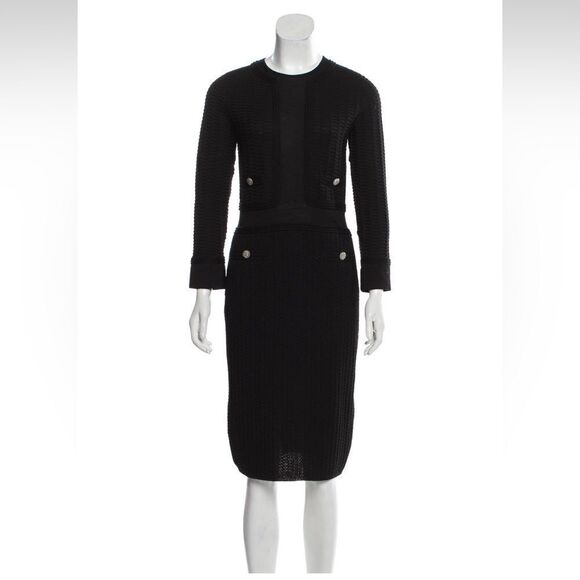 CHANEL Paris-Rome Wool Dress - Picture 1 of 3